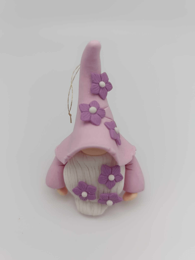 Gnome en porcelaine froide à suspendre
