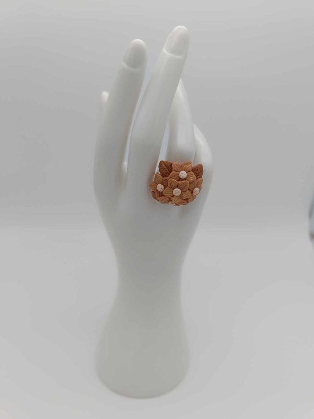 Bague en porcelaine froide Solanum 