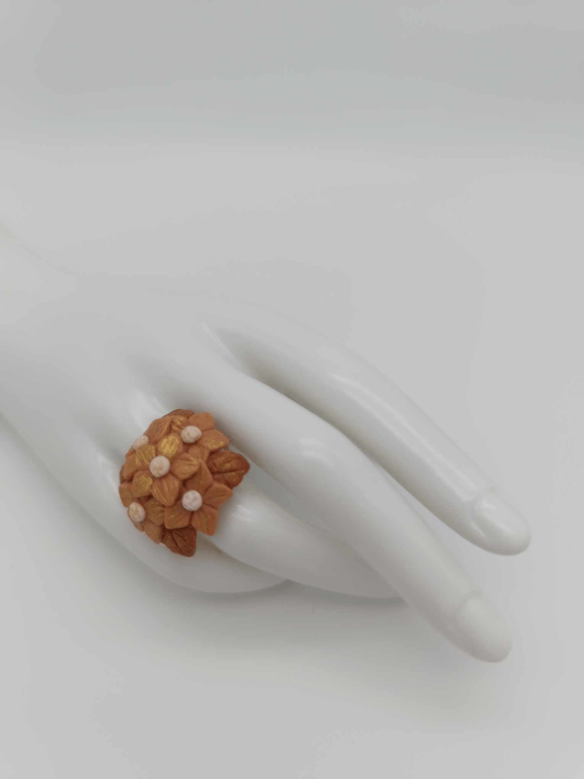 Bague en porcelaine froide Solanum 