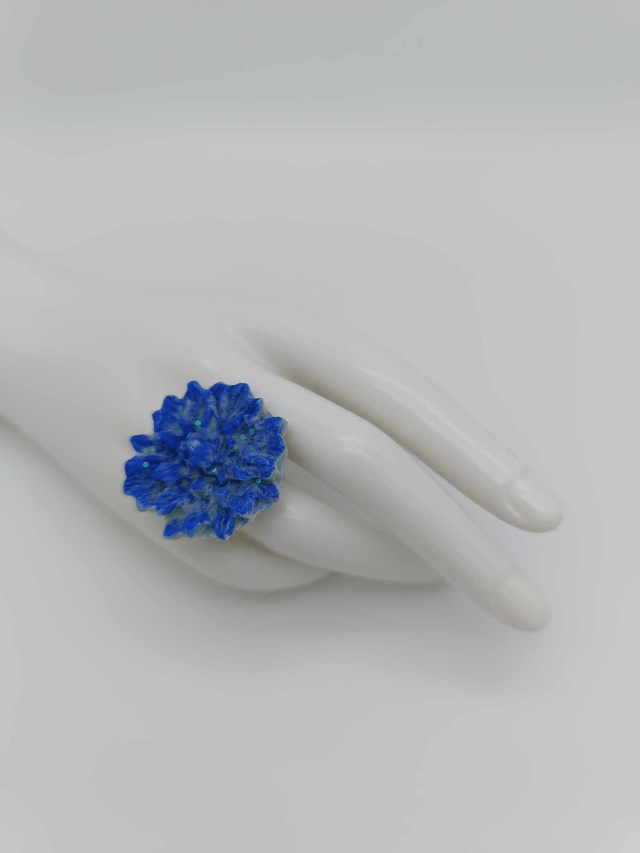 Bague en porcelaine froide Dahlia 