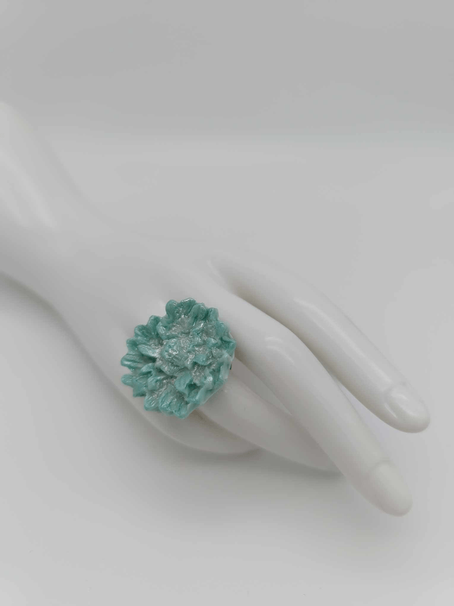Bague en porcelaine froide Dahlia 