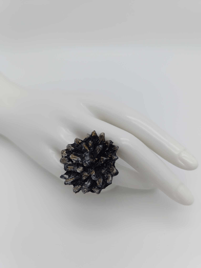 Bague en porcelaine froide Dahlia 