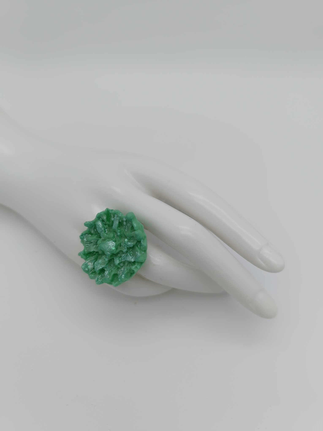 Bague en porcelaine froide Dahlia 