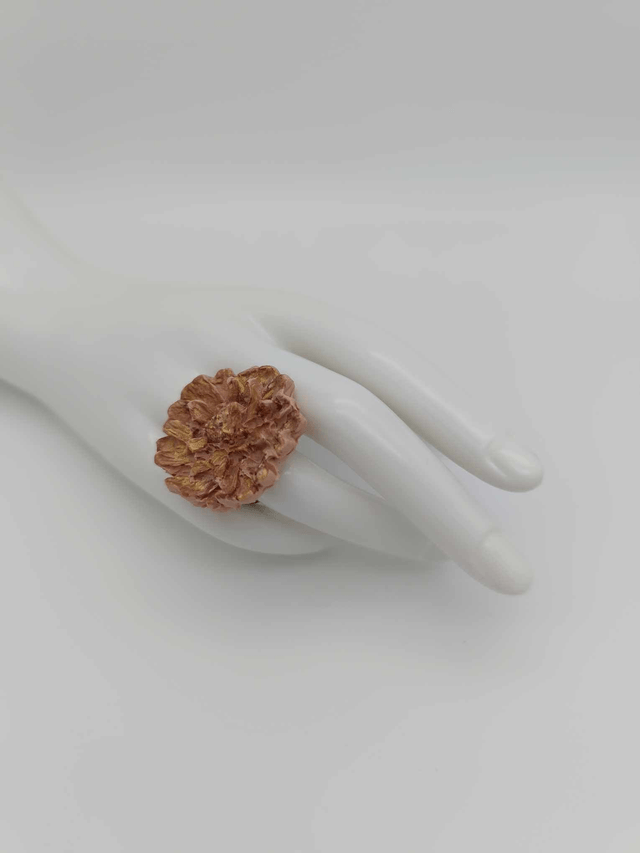 Bague en porcelaine froide Dahlia 