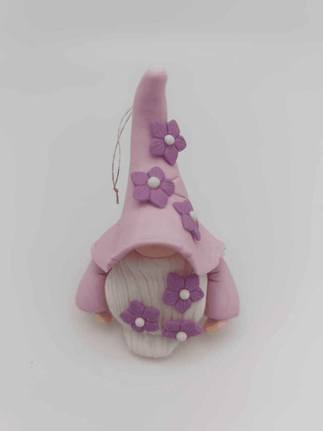 Gnome en porcelaine froide à suspendre