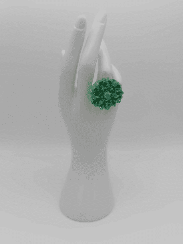 Bague en porcelaine froide Dahlia 