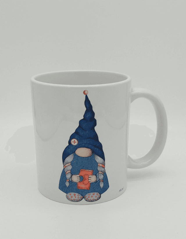 Mug gnomette en jeans 
