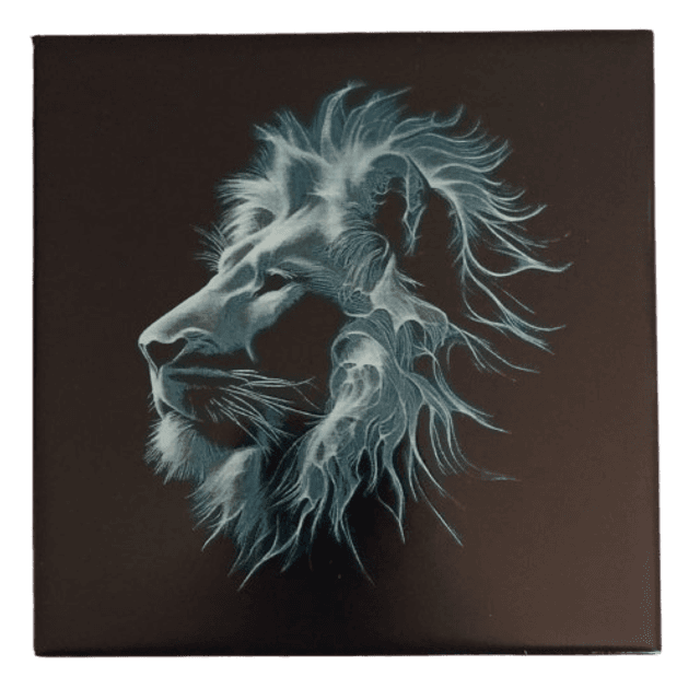 Faïence décorative Lion