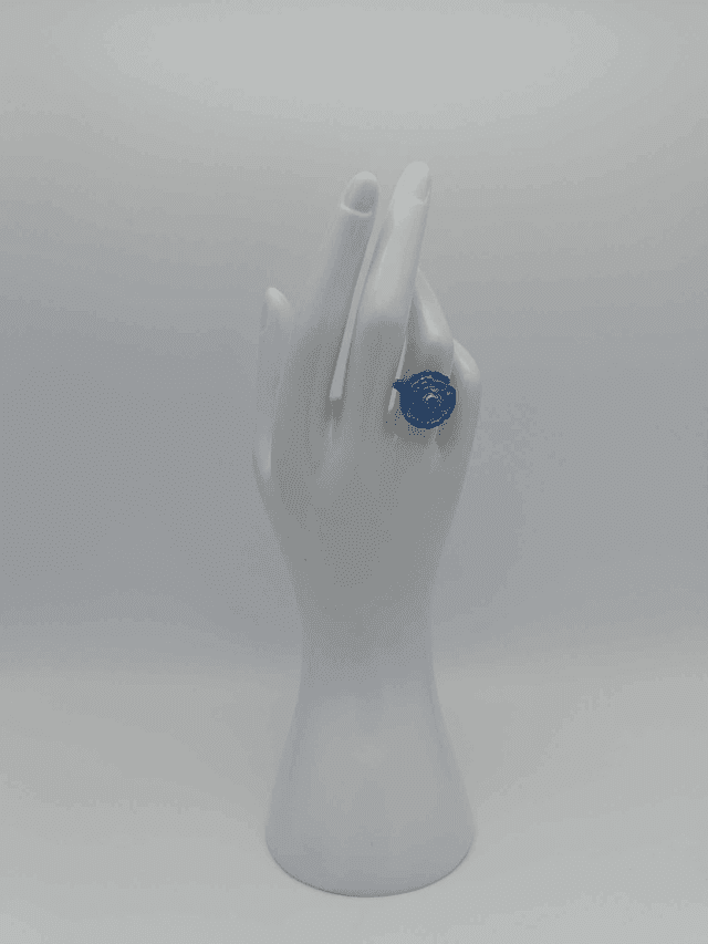 Bague en porcelaine froide Petite fleur