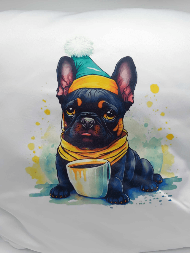Coussin de Noël Chien